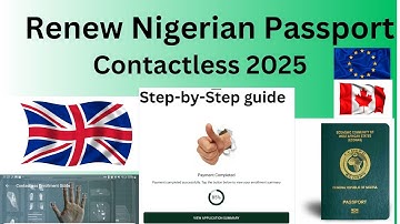 How To Renew Nigerian Passport Contactless Biometrics 2025 - PT2 #nigeriadiaspora #nigeria