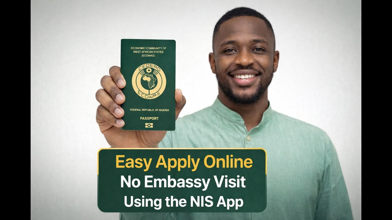 How To Renew Your Nigerian Passport Using Contactless NIS App 2025  