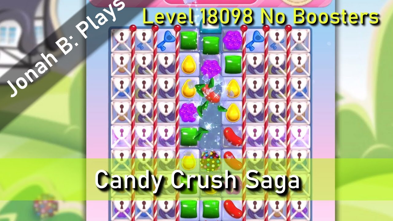 Candy Crush Saga Level 18098 No Boosters