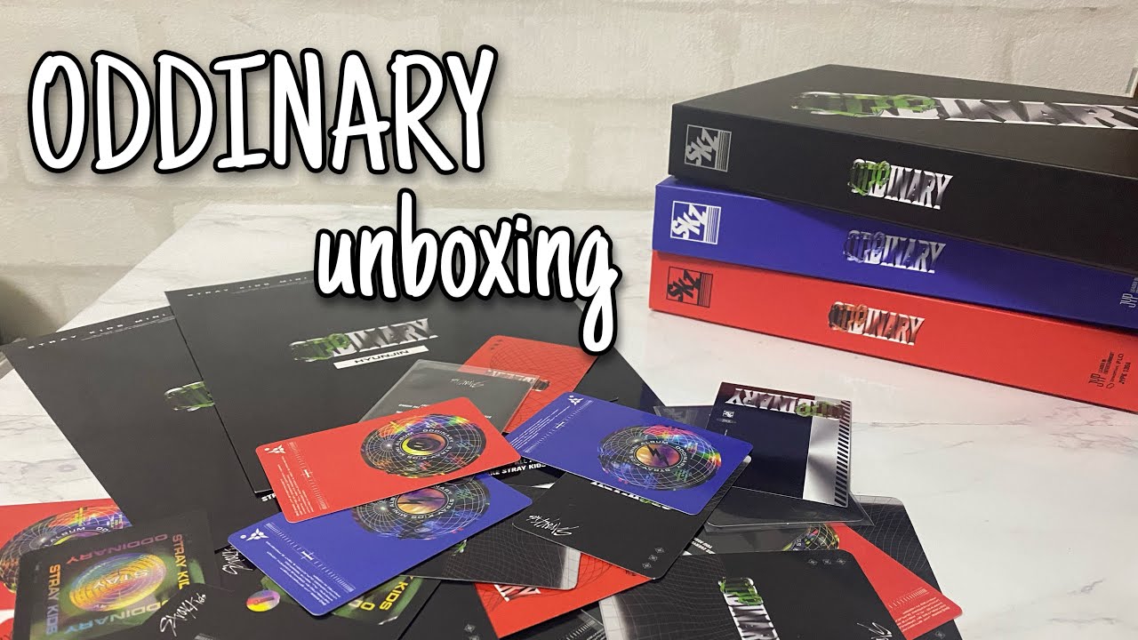 スキズ】新アルバム ODDINARY 開封❗️｜開封動画｜unboxing