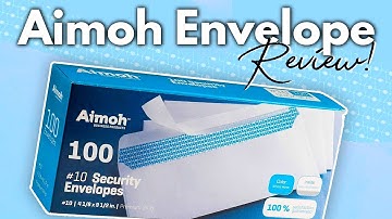 Review: Aimoh #10 Security Tinted Self-Seal Envelopes