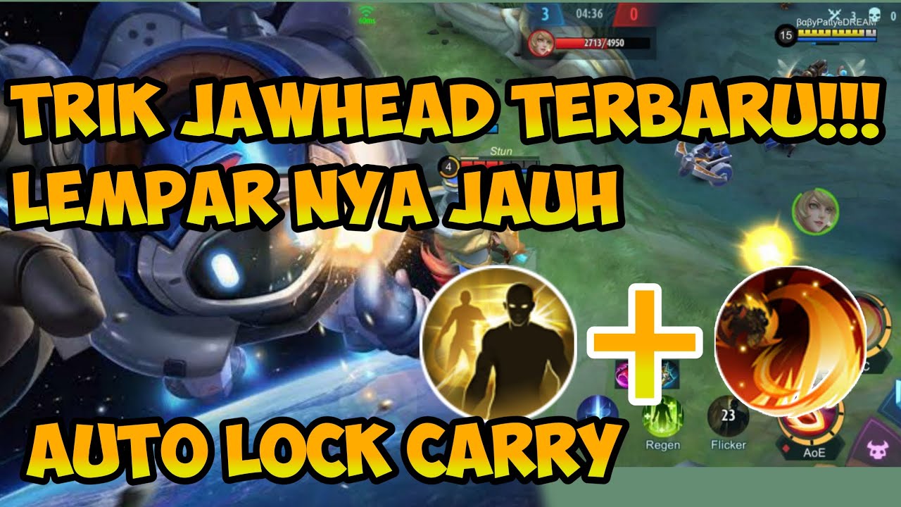 TRIK JAWHEAD TERBARU | LEMPAR NYA JAUH KALI BOS!!! | MLBB