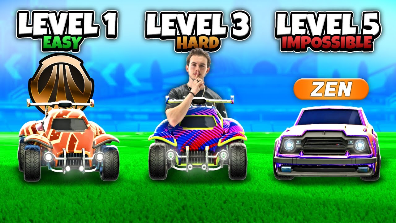 Rocket League 1 на 1, но игрок становится лучше