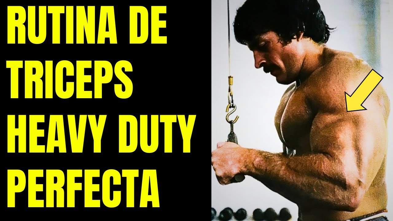✅MIKE MENTZER: ENTRENAMIENTO DE TRICEPS HEAVY DUTY PERFECTO😱💥
