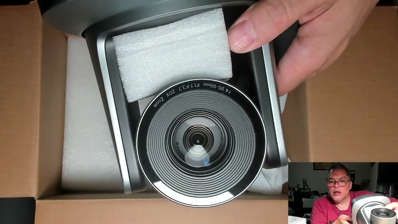 TENVEO AI Autotracking 4K PTZ NDI Camera unboxing