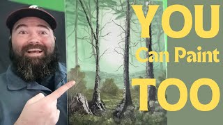 How To Paint a Misty Forest | Wet-on-Wet |Landscape Oil Painting
