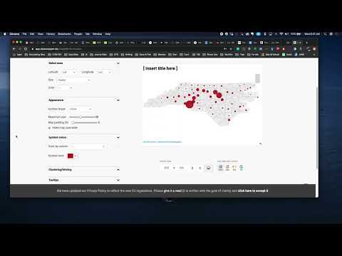 Datawrapper create maps