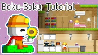 let's make a house🏡 !!! _ Tutorial BOKU BOKU gameplay screenshot 4