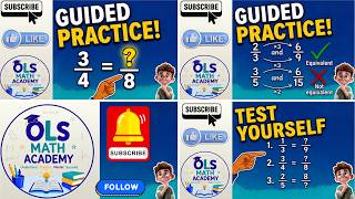 Equivalent Fractions Guided Practice - #fractionsforkids #fractions #maths #mathematics