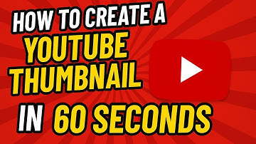 Hoe maak je in 60 seconden een YouTube-thumbnail #youtube #youtubetutorial