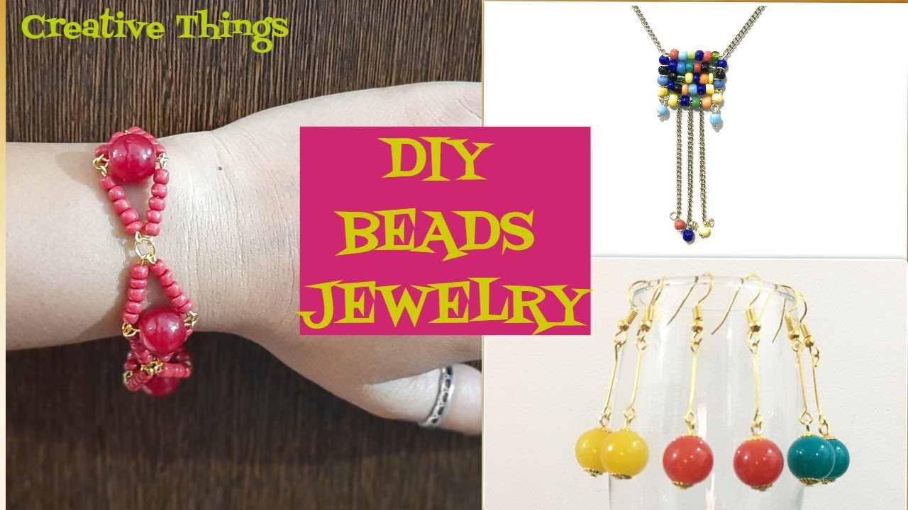 Fashion Jewelry For DIY Girls | Trendy Bead Jewelry At Home | 5 Minute