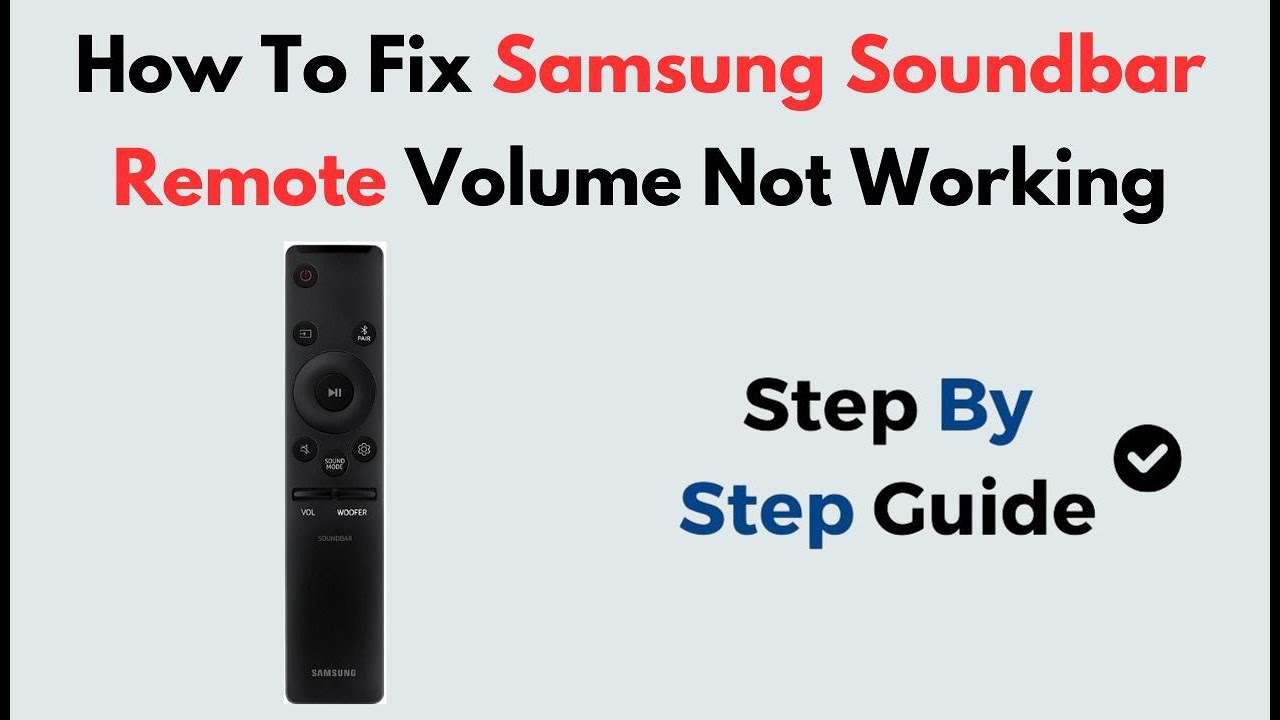 How to Fix Samsung Soundbar Remote Volume Not Working | Troubleshooting & Setup Guide