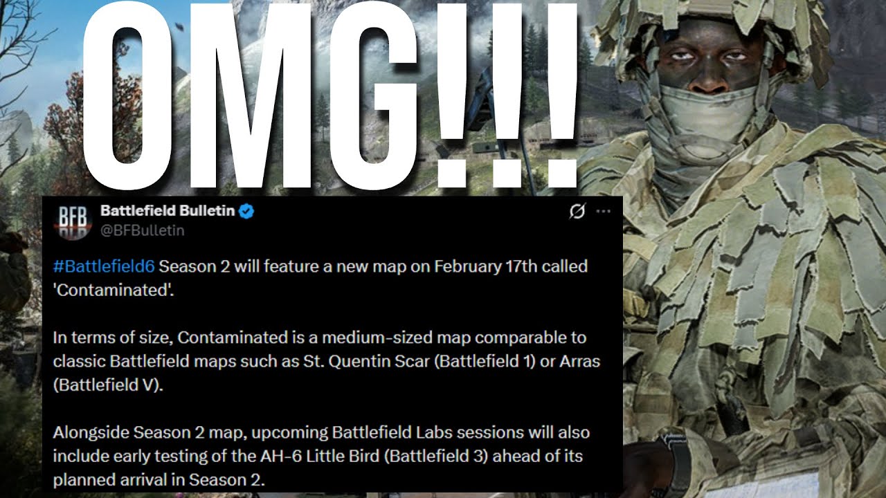 Wow, Dice Is Listening With Battlefield 6 Season 2...(New Map, Golmud Railway Remake, and more!)