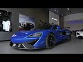 McLaren 620R Vega Blue | McLaren Glasgow