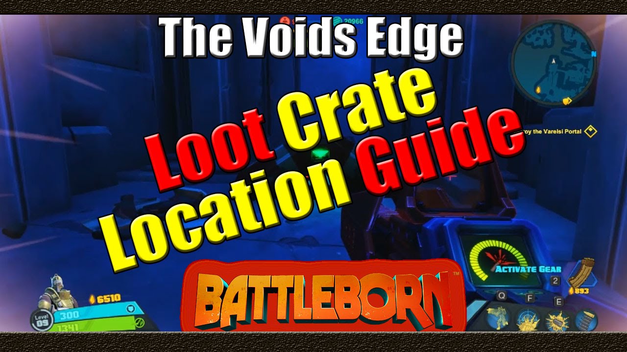 Battleborn | Loot Crate Location Guide | The Voids Edge | All gear Locations