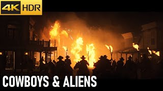 4K Hdr Aliens Attack Scene Cowboys & Aliens Hdr Grading Sample