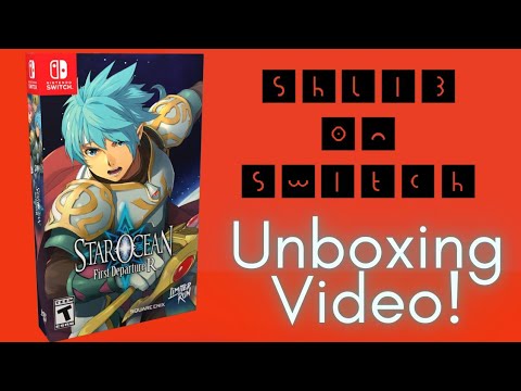 Star Ocean First Departure R Nintendo Switch Unboxing Video 