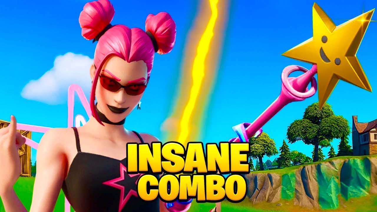 Fortnite Gameplay: Surf Witch skin with Star Wand Pickaxe Combo | Chapter 6 Season2