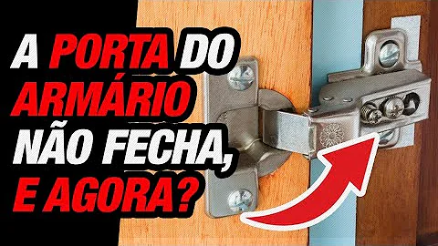 Como regular mola de dobradiça?