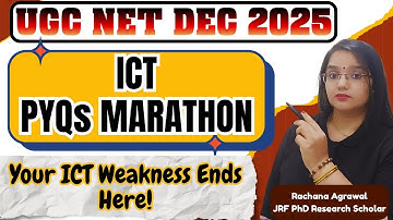 ICT PYQs 2018–2025 | Concept + Trick + Explanation | Rachana mam | Rediscover UGC NET