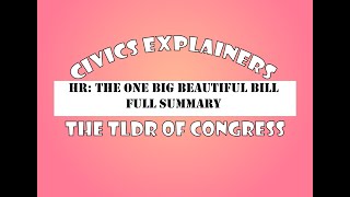HR - One Big Beautiful Bill - Full Summary (Passed Committee)