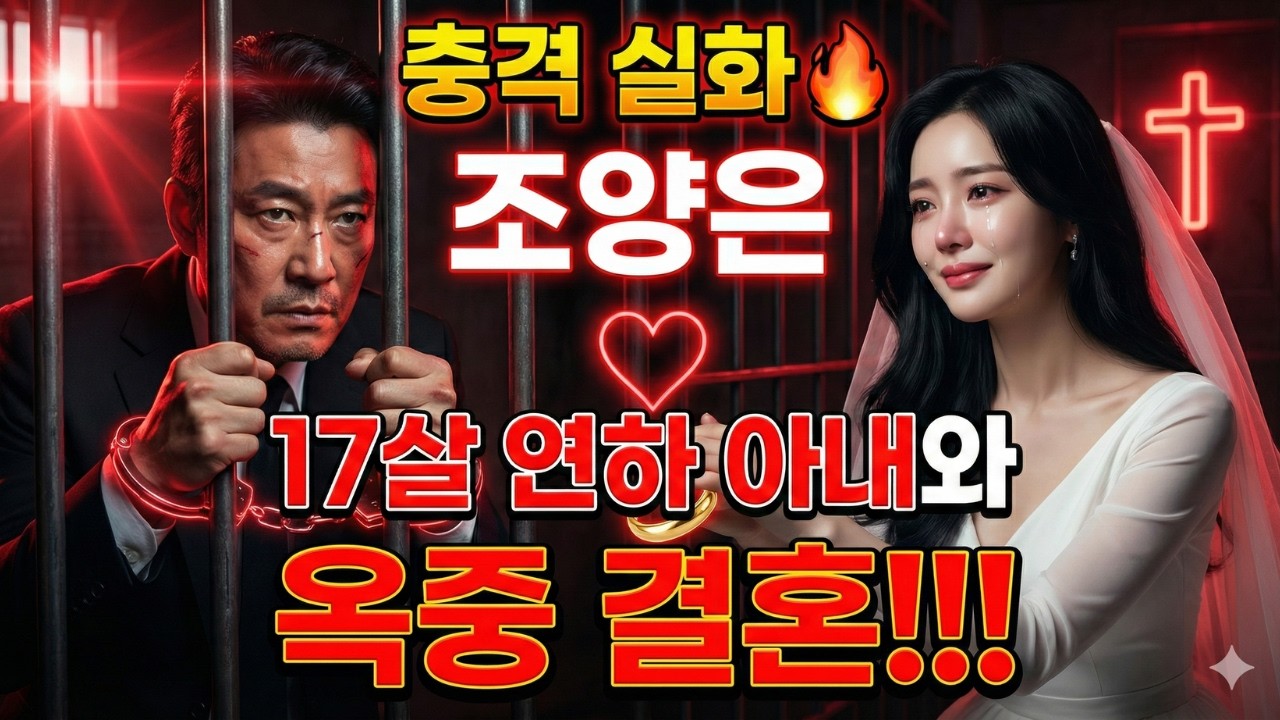 [충격 실화] 17살 연하 미녀와 감옥에서 결혼?! 조폭 전설 조양은의 숨겨진 로맨스