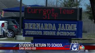 Coastal Bend schools resuming classes after Flu outbreak