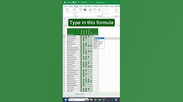 How to create a Progress Tracker in 30 seconds ☑️ #excel #exceltips #exceltutorial #exceltricks