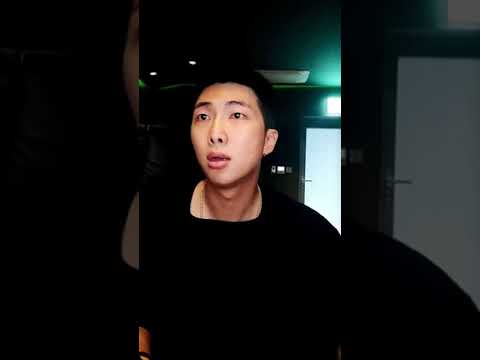 Namjoon singing seven (explicit version) during his live 💀🤧|| kim namjoon weverse live 💜