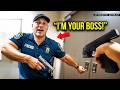 Idiot Cops Who Tried MESSING With Their OWN BOSS
