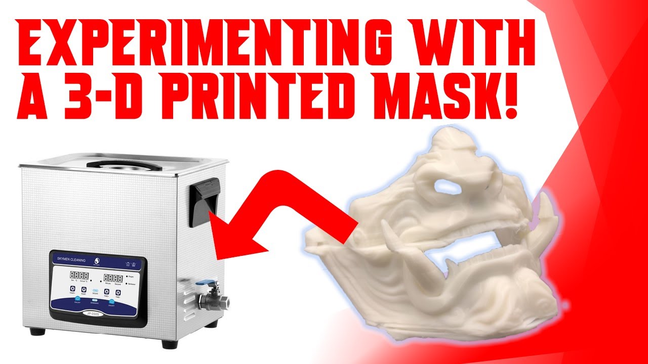 Can the Ultrasonic Cleaner REMOVE Abrasive from a PLA 3D Print? - Vapor ...