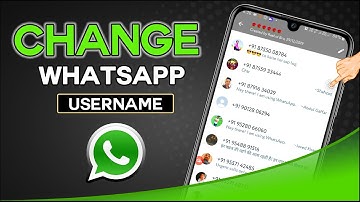 How to change whatsapp username | set whatsapp username | whatsapp username kaise badle