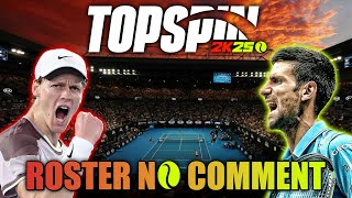 Il ROSTER di TOP SPIN 2K25 è Totalmente INADEGUATO