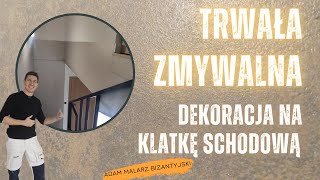 TRWAŁA, ZMYWALNA i PROSTA w POŁOŻENIU dekoracja na klatkę schodową - masa KLONDIKE LIGHT od VALPAINT TRWAŁA, ZMYWALNA i PROSTA w POŁOŻENIU dekoracja na klatkę schodową - masa KLONDIKE LIGHT od VALPAINT