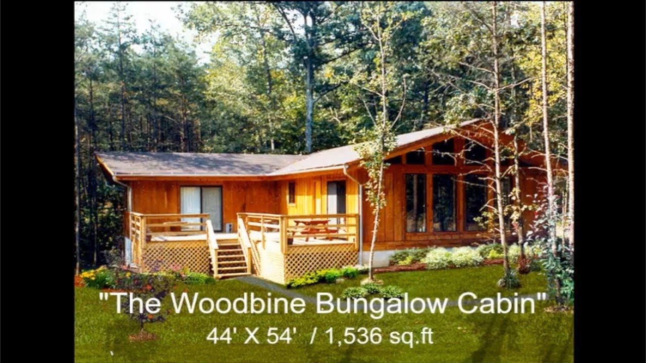 The Woodbine Bungalow Cabin YouTube