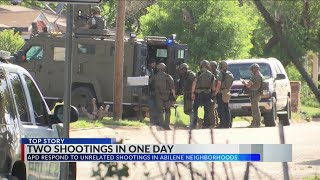 Abilene police respond to two residential shootings in one day