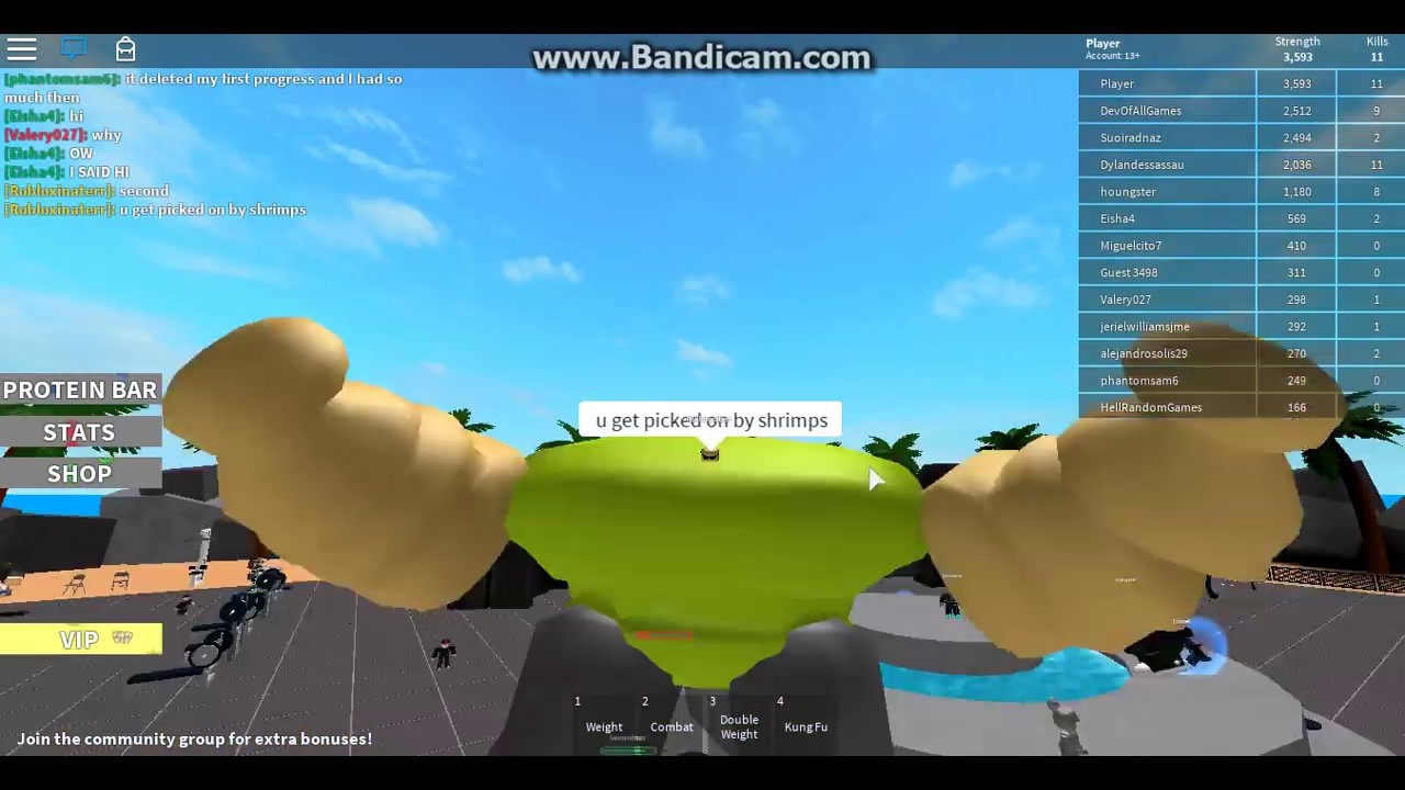 WHY U SHOULDNT GET TOO BIG ON WEIGHT SIMULATOR 2 /ROBLOX