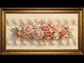 Rose Flower with Romantic Piano Music TV Frame