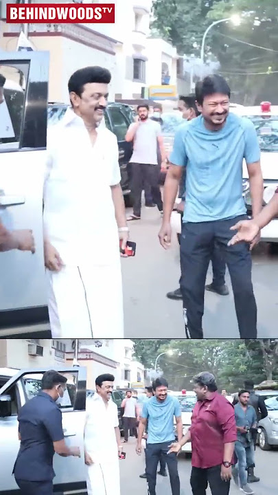 Car-அ விட்டு இறங்குனதும் Parthiban அடித்த Counter 🥳 சிரிச்சுட்டே வந்த CM Stalin, Udhay 🤩