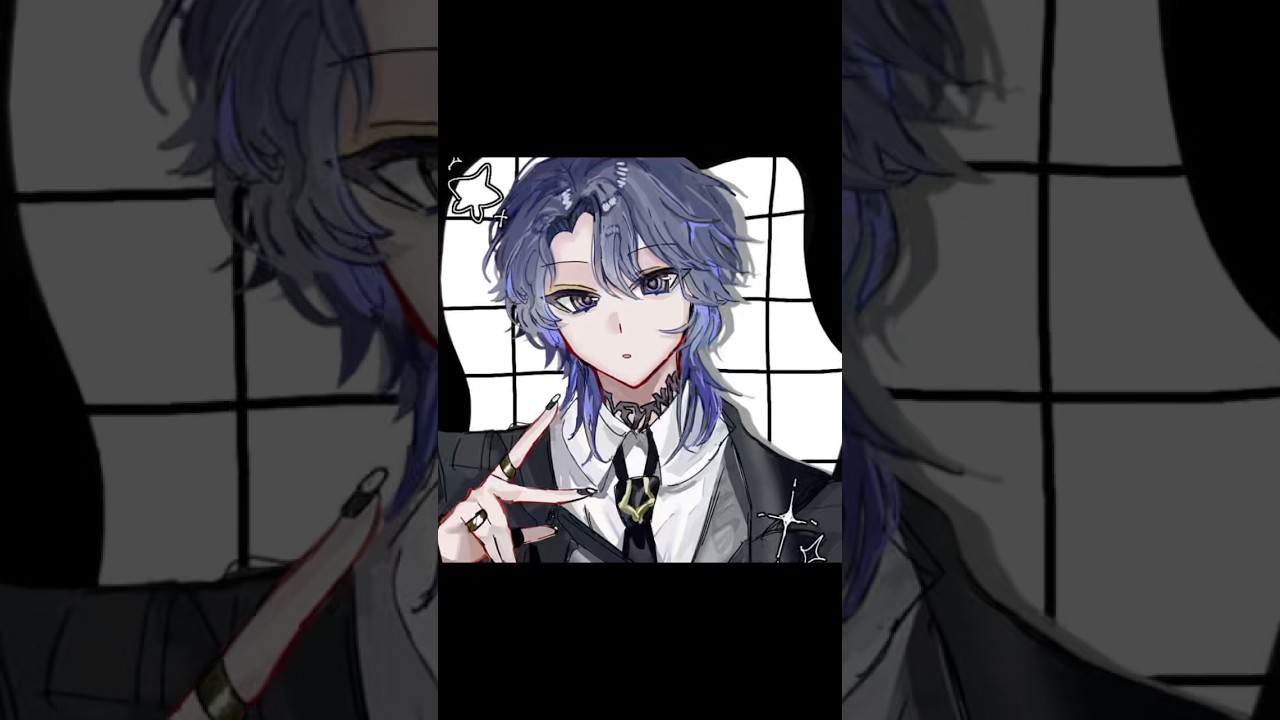 【イラストメイキング】 小柳ロウ描いてみた👻 🔪 #イラスト #小柳ロウ