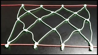 ➤ Comment fabriquer un filet en corde
