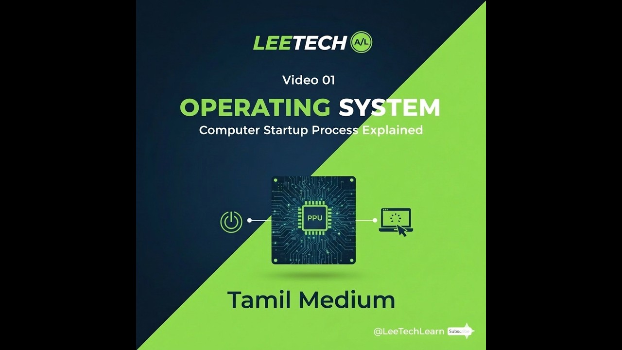 Gclc Computer G.C.E (A/L) ICT: Tamil Medium | Operating Systems | Computer Startup ...
