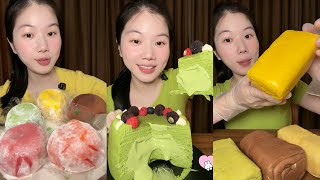[ASMR] Dessert Mukbang Eating Creamy Cake | Mukbang Eating Show💗🍰🧁
