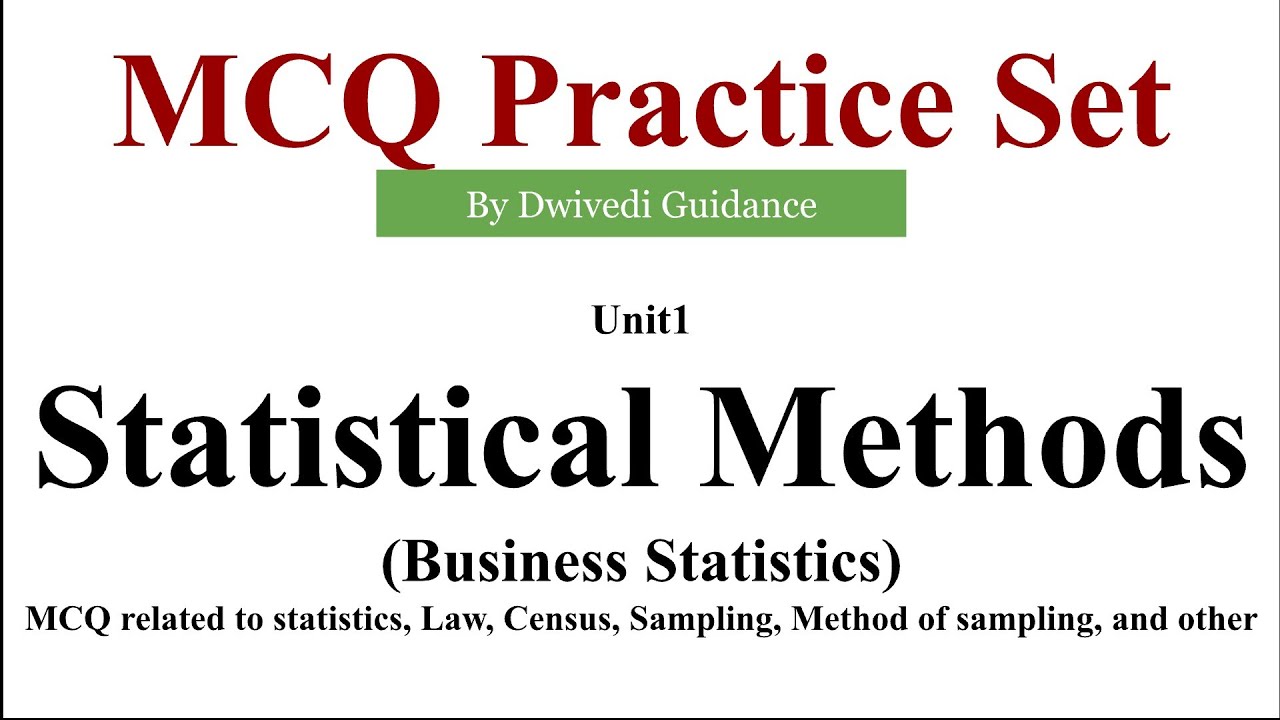 research and statistics mcq