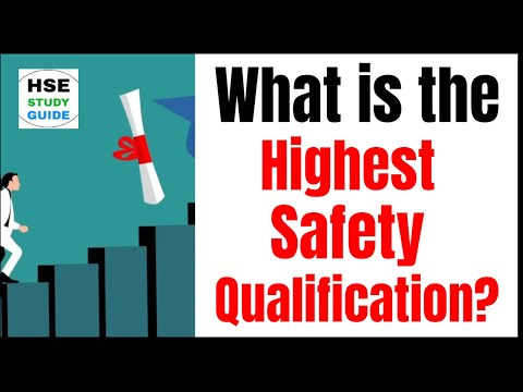 Видео: What is the Highest Safety Qualification? @hsestudyguide