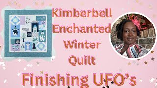 Kimberbell Enchanted Winter Quilt binding