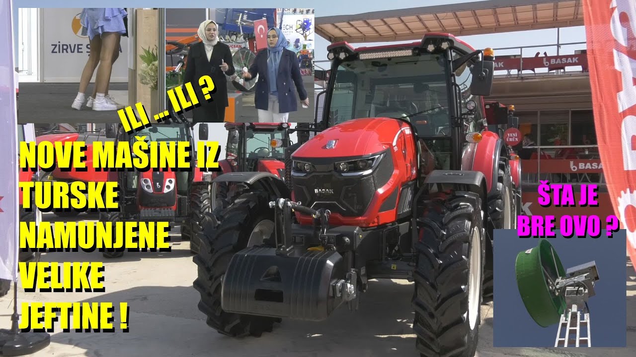 MEHANIZACIJA - Turski TRAKTORI POSTALI kao zapadni BAŠAK 5120   -OGROMNI ventilatori  - OGROMNE ...