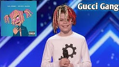 Kid dances to Gucci Gang on America's got talent!