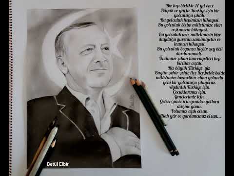 Recep Tayyip Erdoğan çizimi