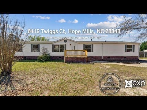 6119 Twiggs Ct, Hope Mills, NC home video tour